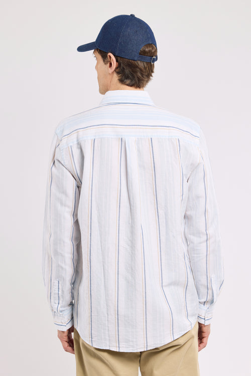 Gestreiftes Hemd Deauville - Baumwolle und Leinen - Armor-lux - 4