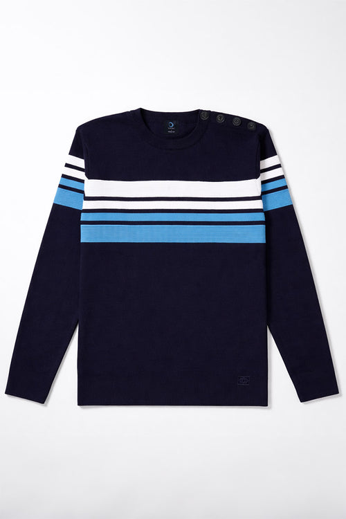 Pull marin Deauville - coton - Armor-lux - 1