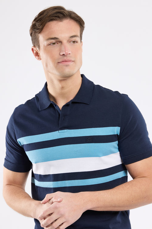 Polo bicolore - coton léger - Armor-lux - 2