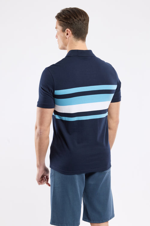 Polo bicolore - coton léger - Armor-lux - 4