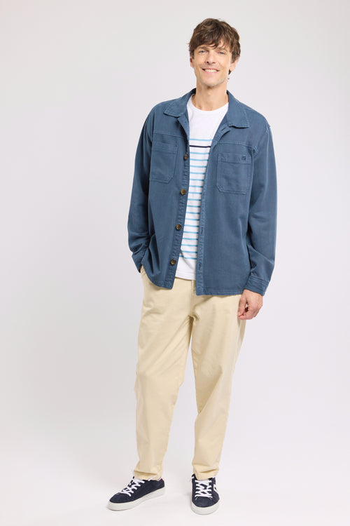 Deauville overshirt - cotton and lyocell - Armor-lux - 3