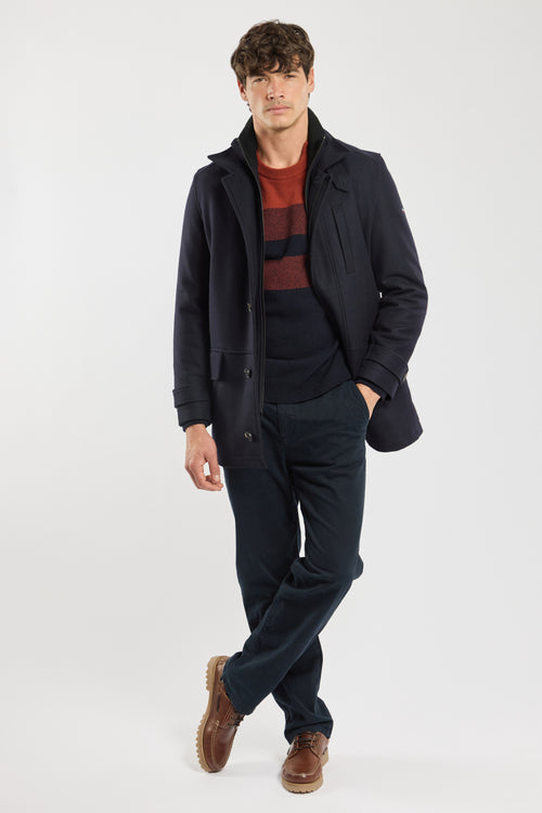 Manteau avec parementure - drap de laine - Armor-lux - 3