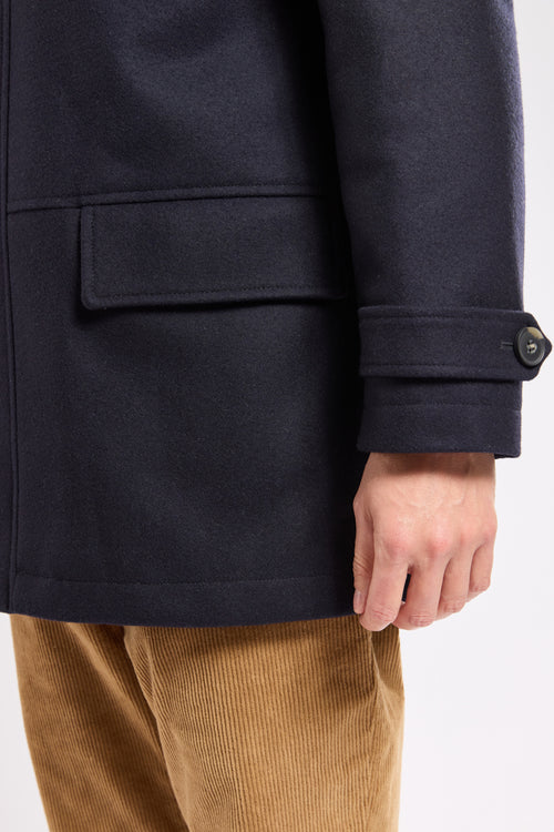 Coat with facing - woollen cloth - Armor-lux - 4