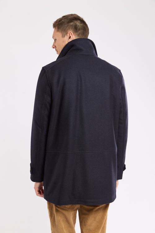 Coat with facing - woollen cloth - Armor-lux - 5