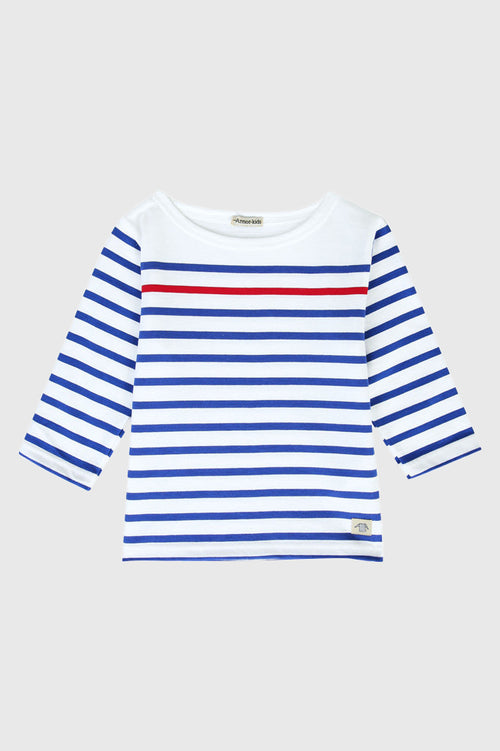 Marinière manches 3/4 Kids - coton - Armor-lux - 1