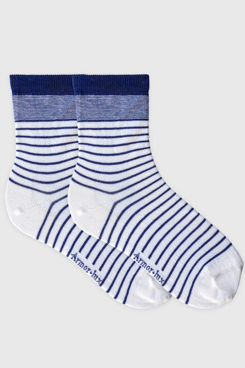 Chaussettes rayées - coton - Armor-lux - 1