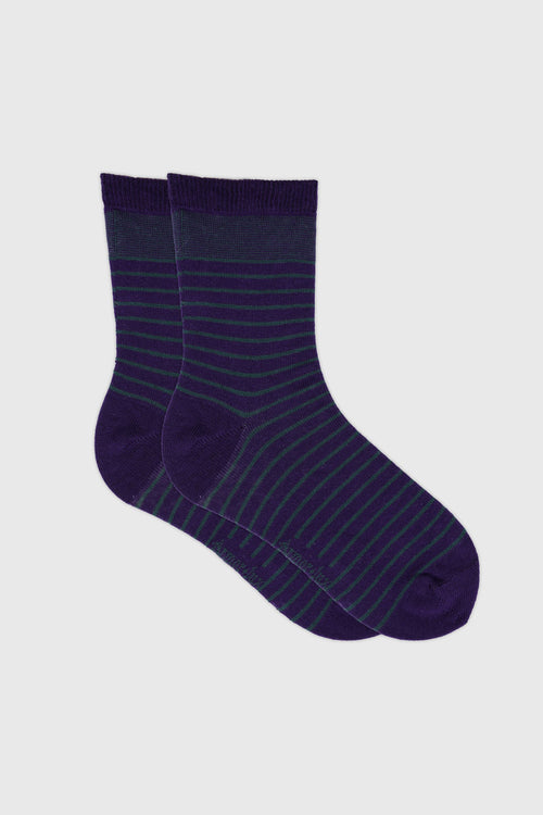 Chaussettes rayées - coton - Armor-lux - 1