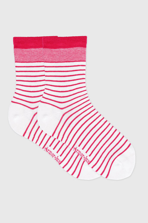 Chaussettes rayées - coton - Armor-lux - 1