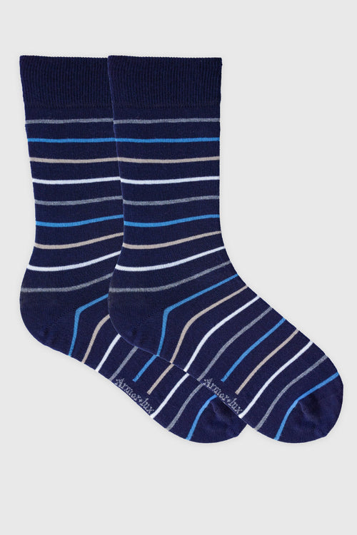Chaussettes rayées - coton - Armor-lux - 1