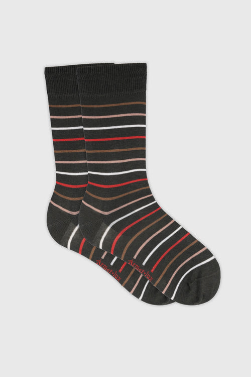 Chaussettes rayées - coton - Armor-lux - 1