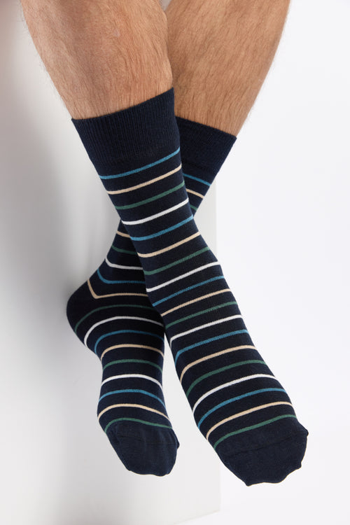 Gestreifte Socken für Herren – Baumwolle - Armor-lux - 1