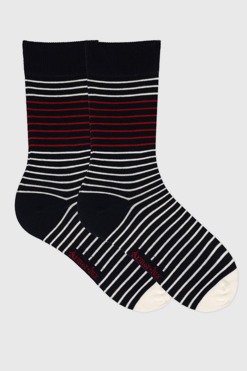 Striped socks - cotton - Armor-lux - 1