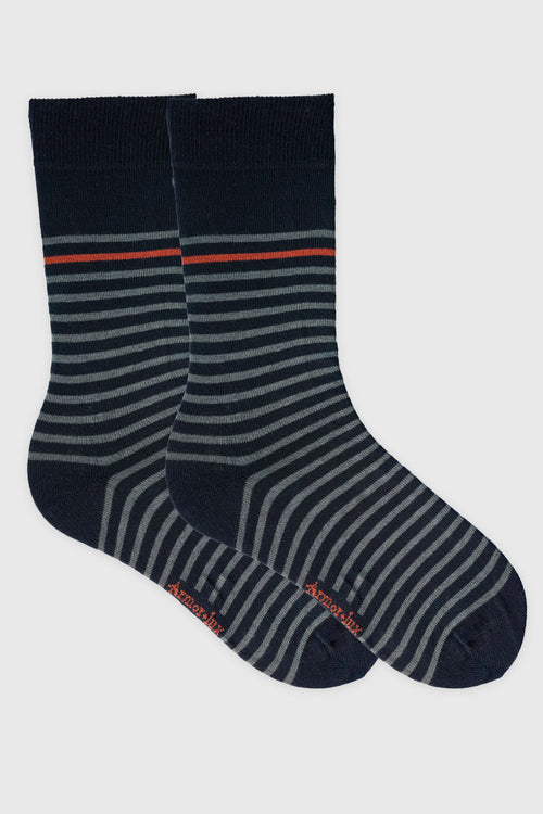 Gestreifte Socken - Baumwolle - Armor-lux - 1