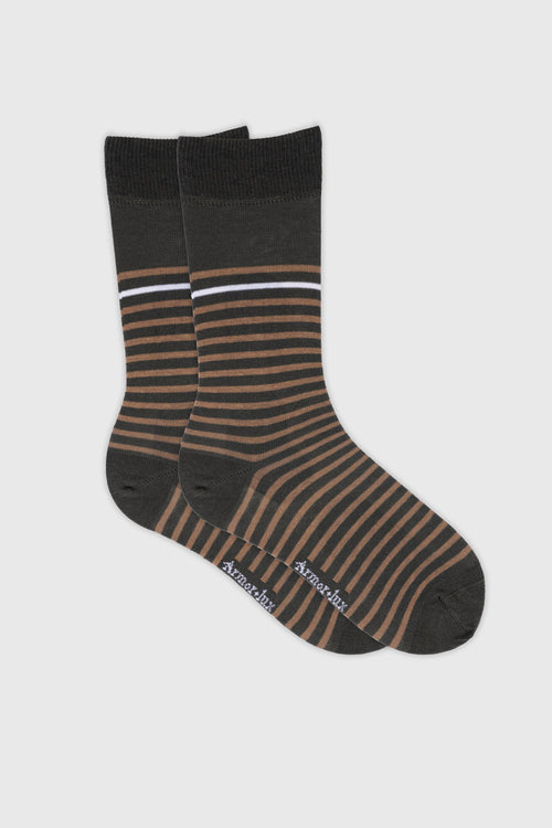 Chaussettes rayées - coton - Armor-lux - 1