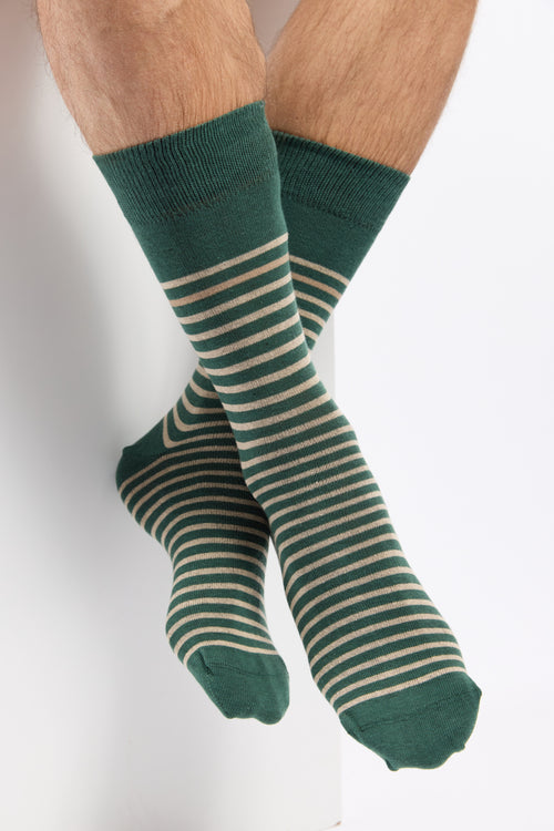 Gestreifte Socken für Herren – Baumwolle - Armor-lux - 1