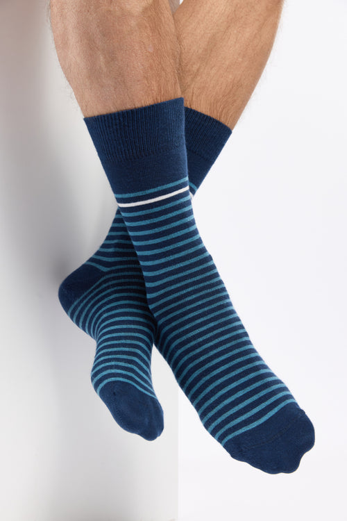 Gestreifte Socken für Herren – Baumwolle - Armor-lux - 1
