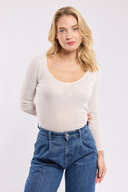 T-shirt manches longues - coton et laine - Armor-lux - 4