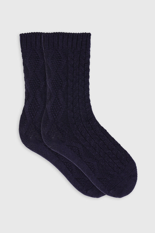 Chaussettes unies - laine - Armor-lux - 1