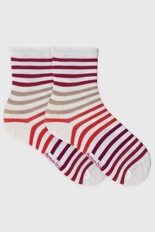 Chaussettes rayées - coton - Armor-lux - 1