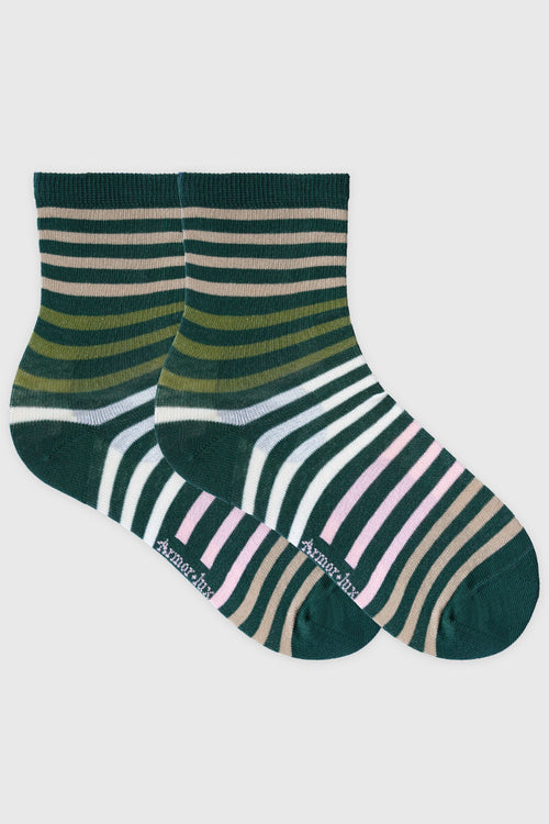 Chaussettes rayées - coton - Armor-lux - 1