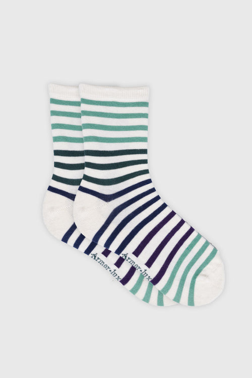 Chaussettes rayées - coton - Armor-lux - 1
