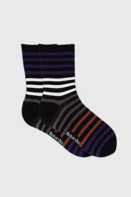 Striped socks – cotton - Armor-lux - 1