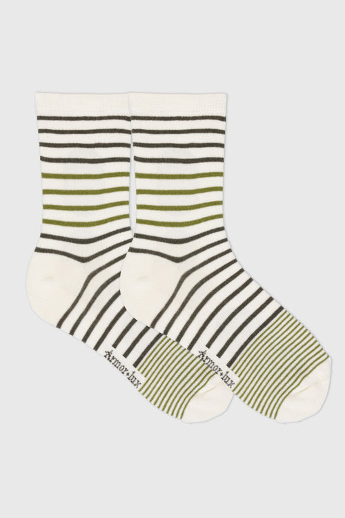 Chaussettes rayées - 35 au 42 - Armor-lux - 1