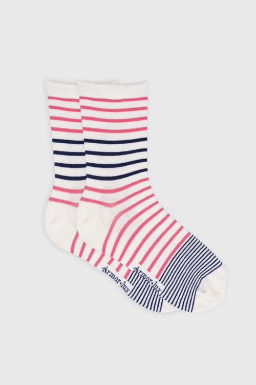 Chaussettes rayées - coton - Armor-lux - 1