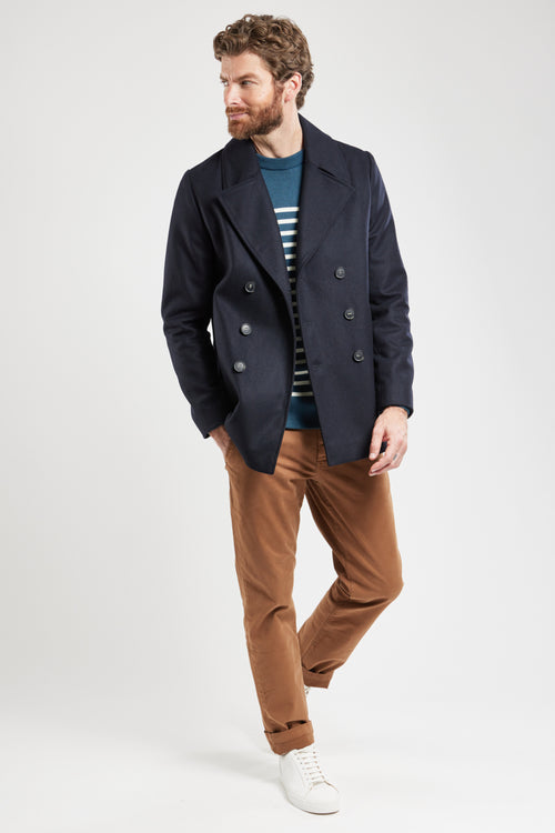 Double-breasted pea coat - wool - Armor-lux - 4