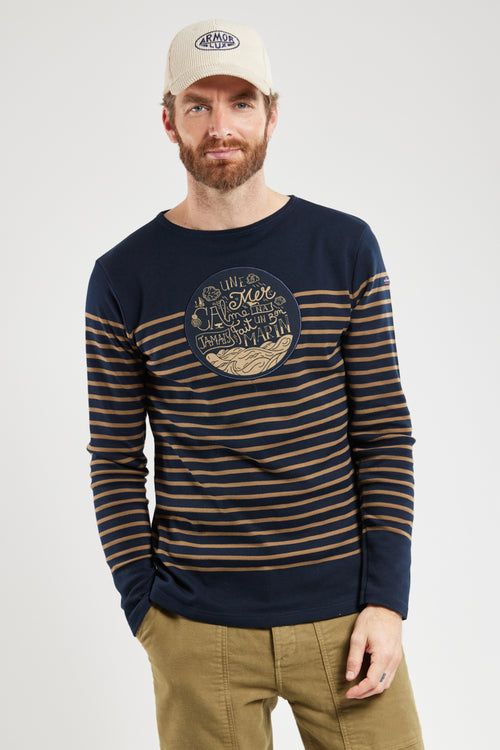 Marinière patch brodé - coton épais - Armor-lux - 2