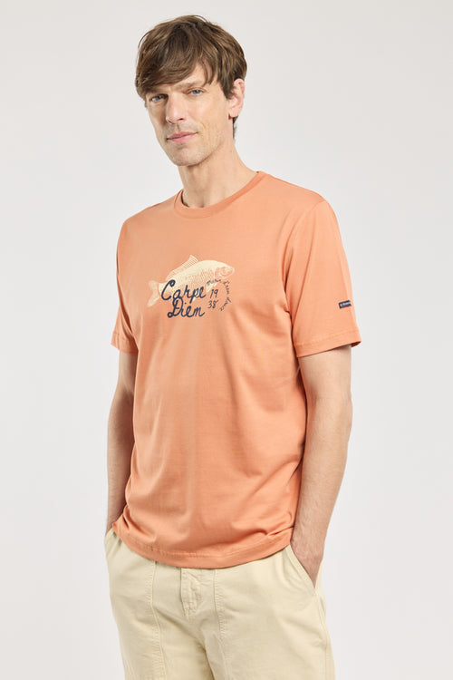Carpe diem T-shirt - lightweight cotton - Armor-lux - 1