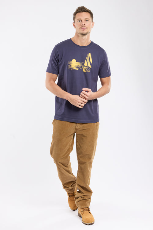 Screen-printed T-shirt - lightweight cotton - Armor-lux - 3