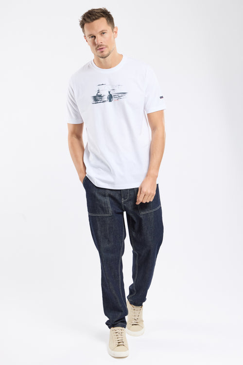 Screen-printed T-shirt - lightweight cotton - Armor-lux - 3