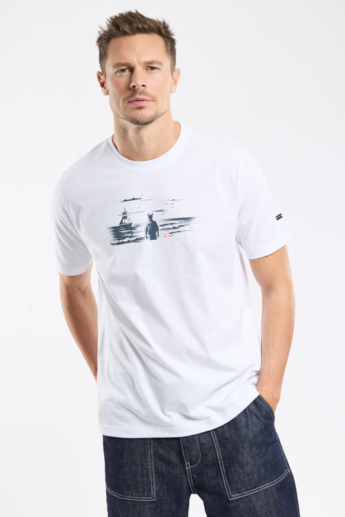 T-shirt sérigraphié - coton léger - Armor-lux - 1