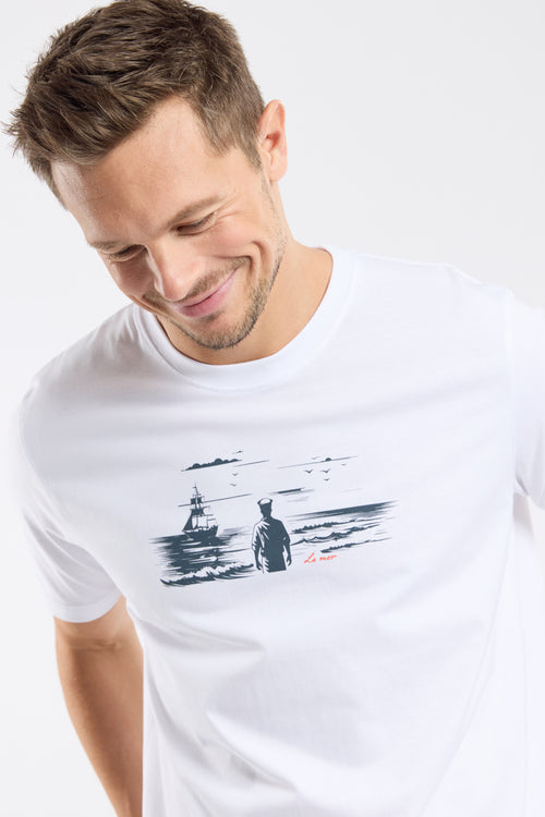 Screen-printed T-shirt - lightweight cotton - Armor-lux - 2