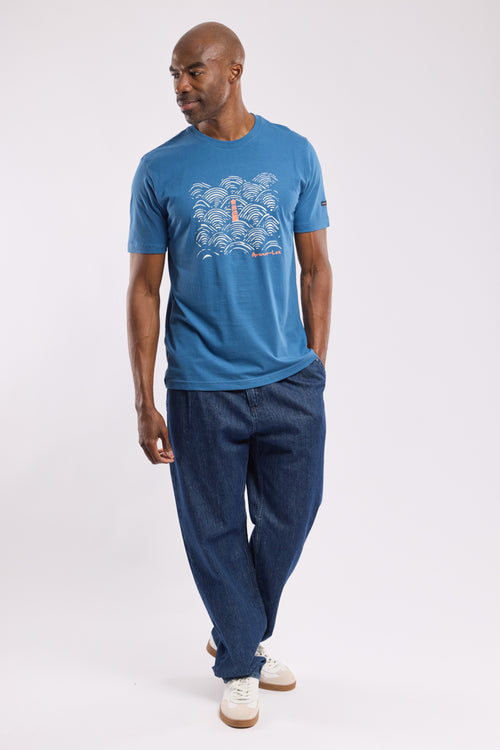 Waves T-shirt - lightweight cotton - Armor-lux - 3