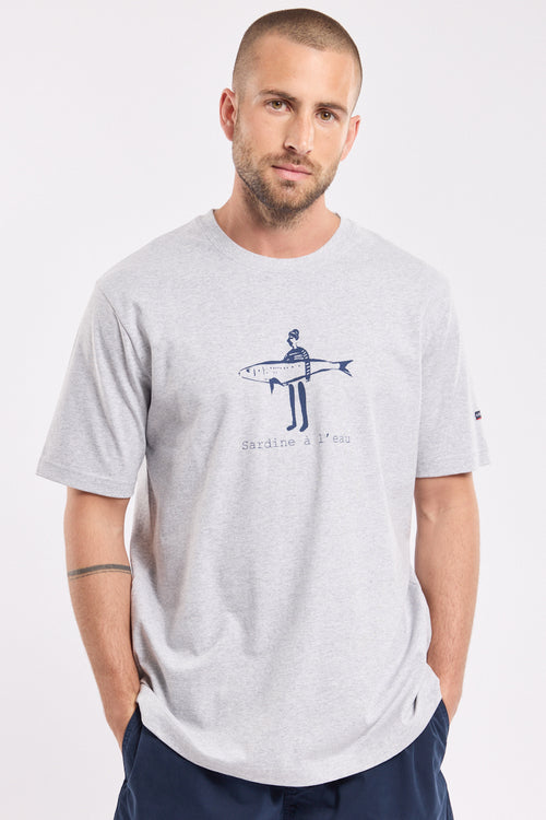 Sardine in the water T-shirt  - lightweight cotton - Armor-lux - 1