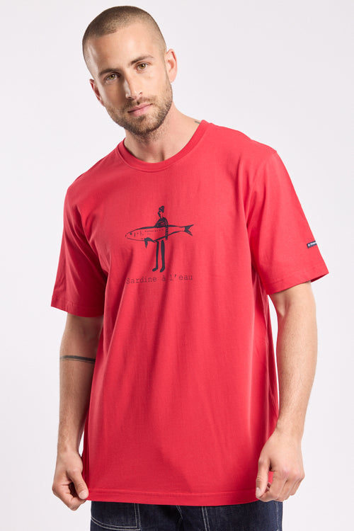 Sardine in the water T-shirt  - lightweight cotton - Armor-lux - 3