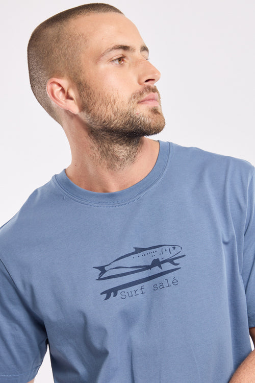 T-shirt  Surf salé ” - coton léger - Armor-lux - 4