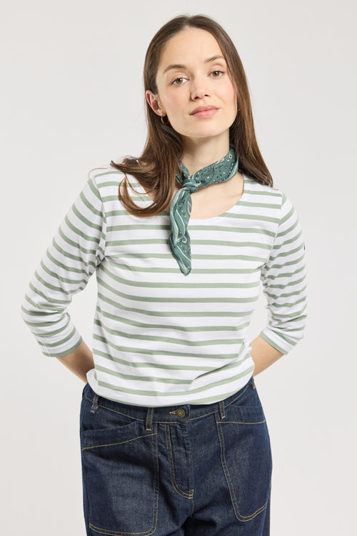 Matrosenshirt mit 3/4-Ärmeln - schwere Baumwolle - Armor-lux - 1
