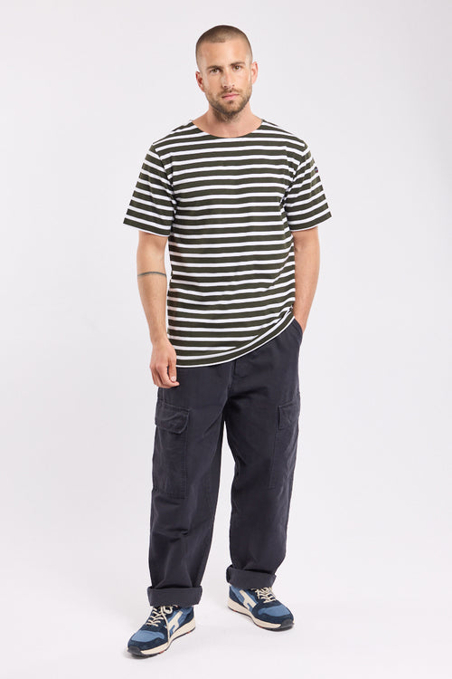 Marinière manches courtes - coton lourd - Armor-lux - 1