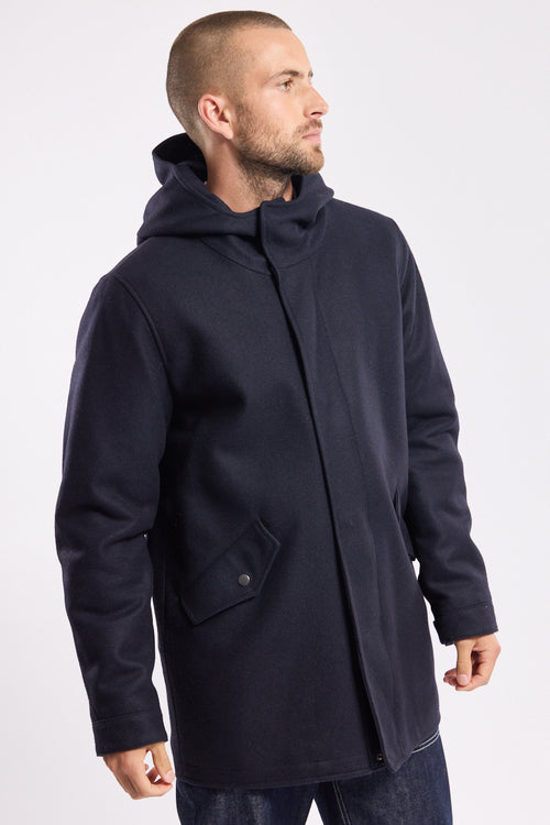 Manteau mi-long Badel - drap de laine - Armor-lux - 1