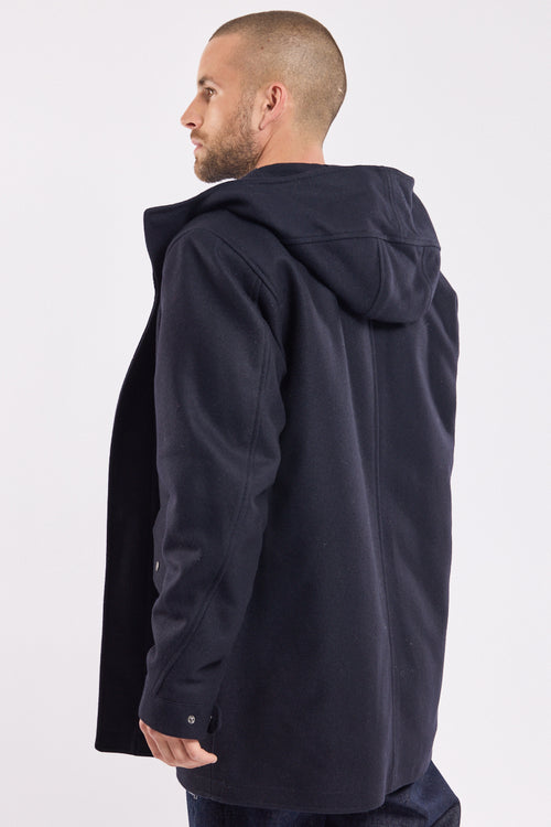 Badel mid-length coat - wool broadcloth - Armor-lux - 5