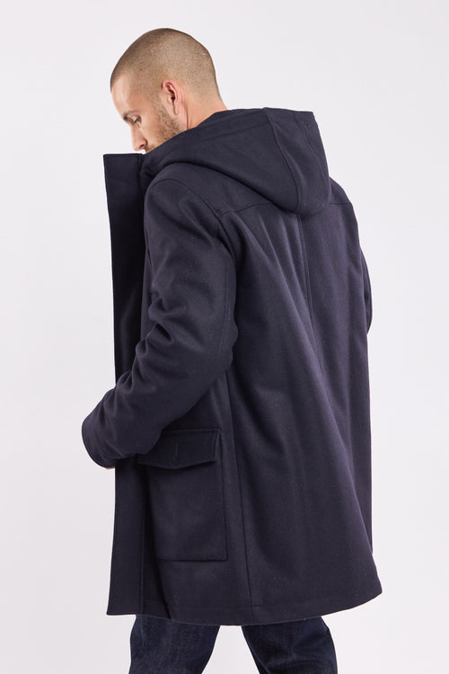 Donovan long coat - wool broadcloth - Armor-lux - 3