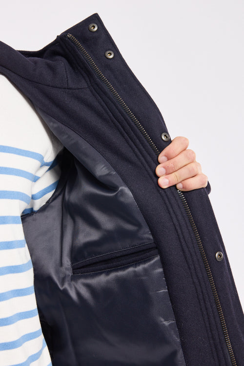 Manteau long Donovan  - drap de laine - Armor-lux - 4