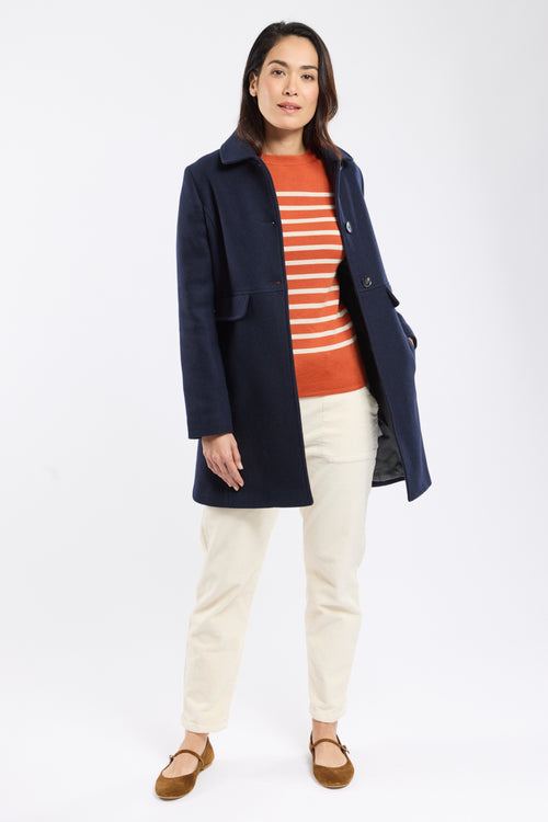 Straight coat - wool cloth - Armor-lux - 2