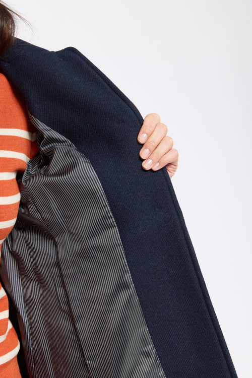 Straight coat - wool cloth - Armor-lux - 6