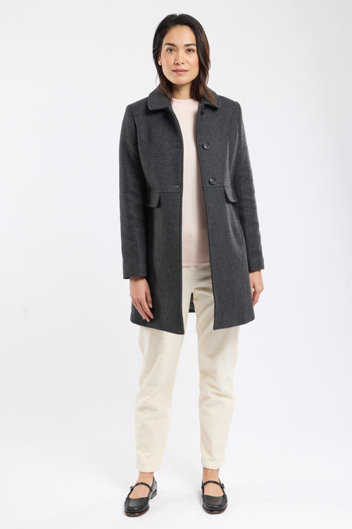 Straight coat - wool cloth - Armor-lux - 1