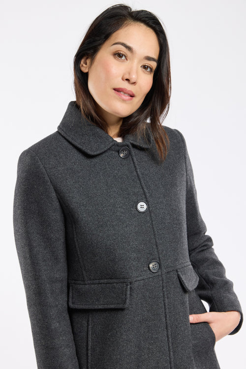 Straight coat - wool cloth - Armor-lux - 3