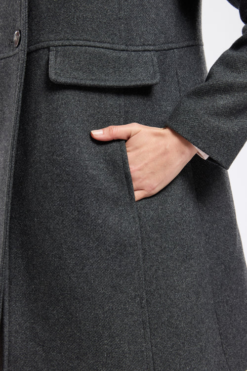 Straight coat - wool cloth - Armor-lux - 4